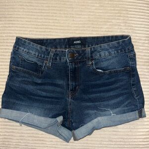 Aeropostale Dark Blue Jean Shorts